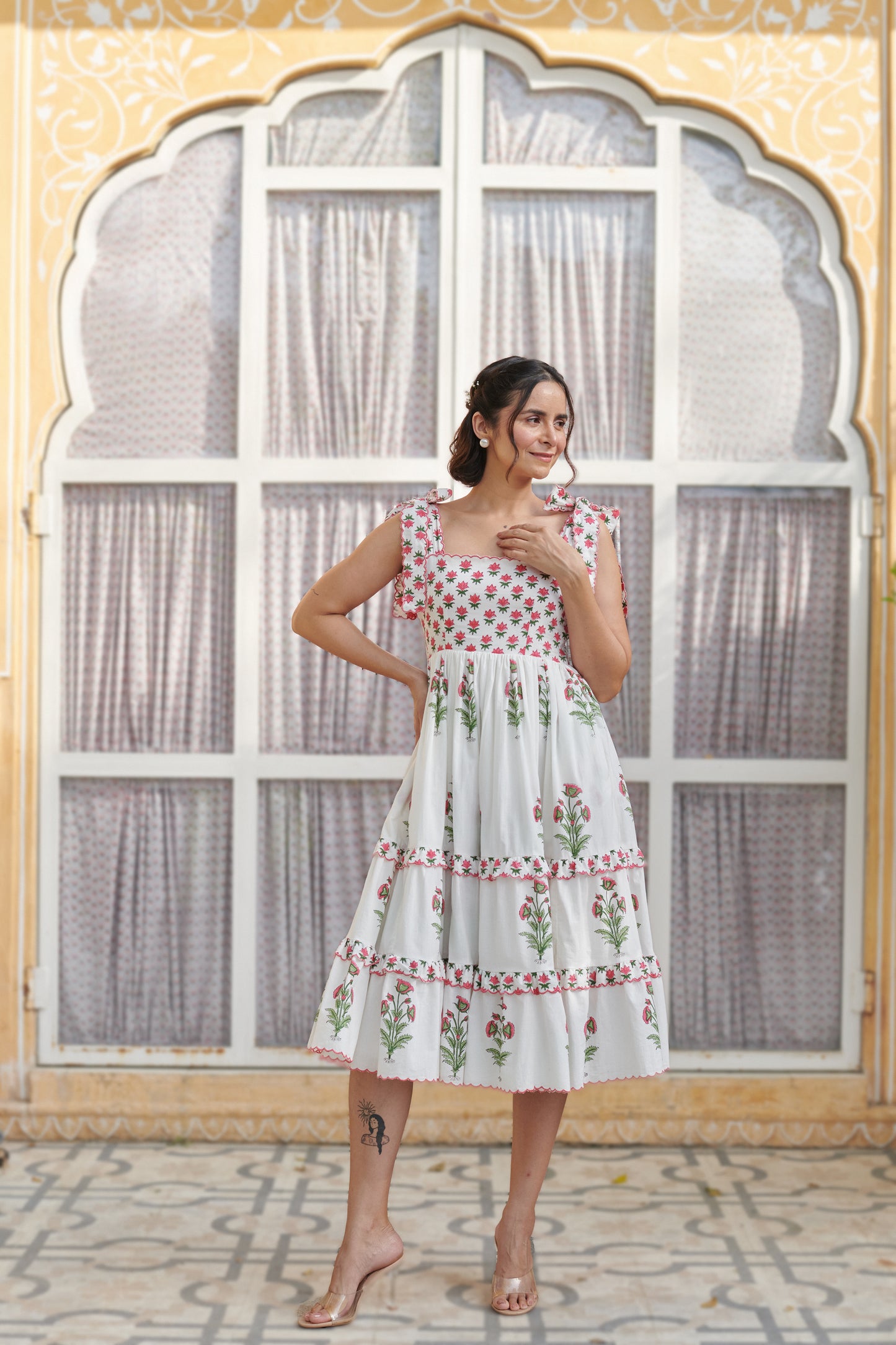 Apricot Dress